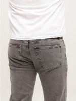 Джинсы мужские серые слим со стрейчем 4585