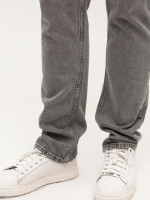 Джинсы мужские серые слим со стрейчем 4585