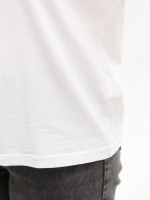 Жіноча футболка біла пряма з принтом 61-1