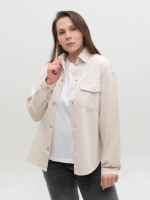 Сорочка джинсова жіноча молочна 102-61