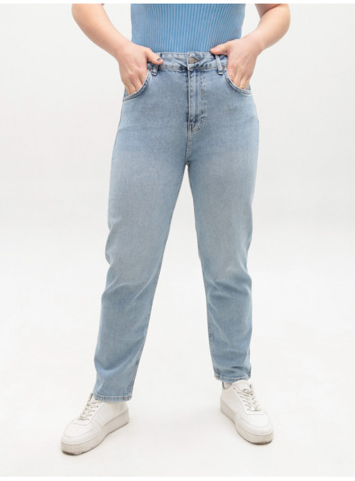 Джинсы женские прямые МОМ...