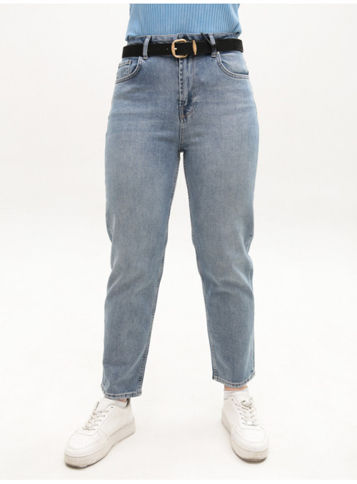 Джинсы женские прямые МОМ...