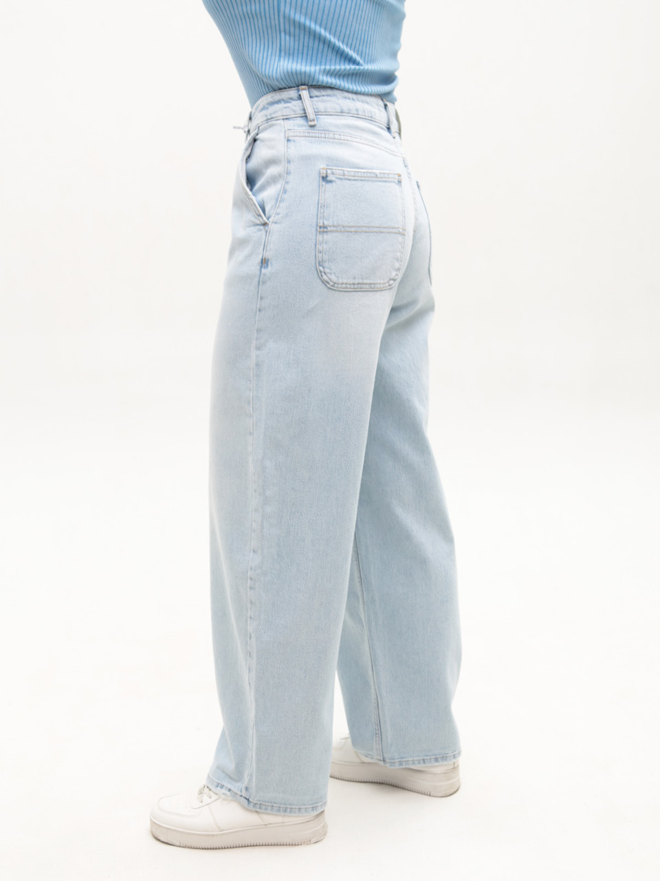 Джинсы женские светлые скатеры со стрейчем 52864