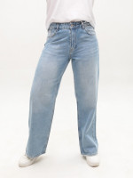 Джинсы женские голубые палаццо 52862