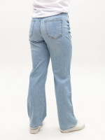 Джинсы женские голубые легкий клеш 53057