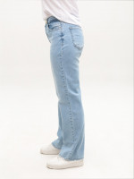 Джинсы женские голубые легкий клеш 53057
