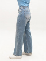 Джинсы женские светло-синие палаццо 52863
