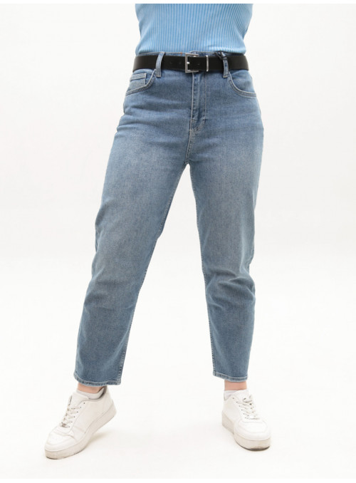 Джинсы женские голубые МОМ...