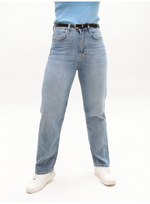 Джинсы женские голубые...