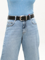 Джинсы женские голубые балуны с высокой посадкой 3335--010