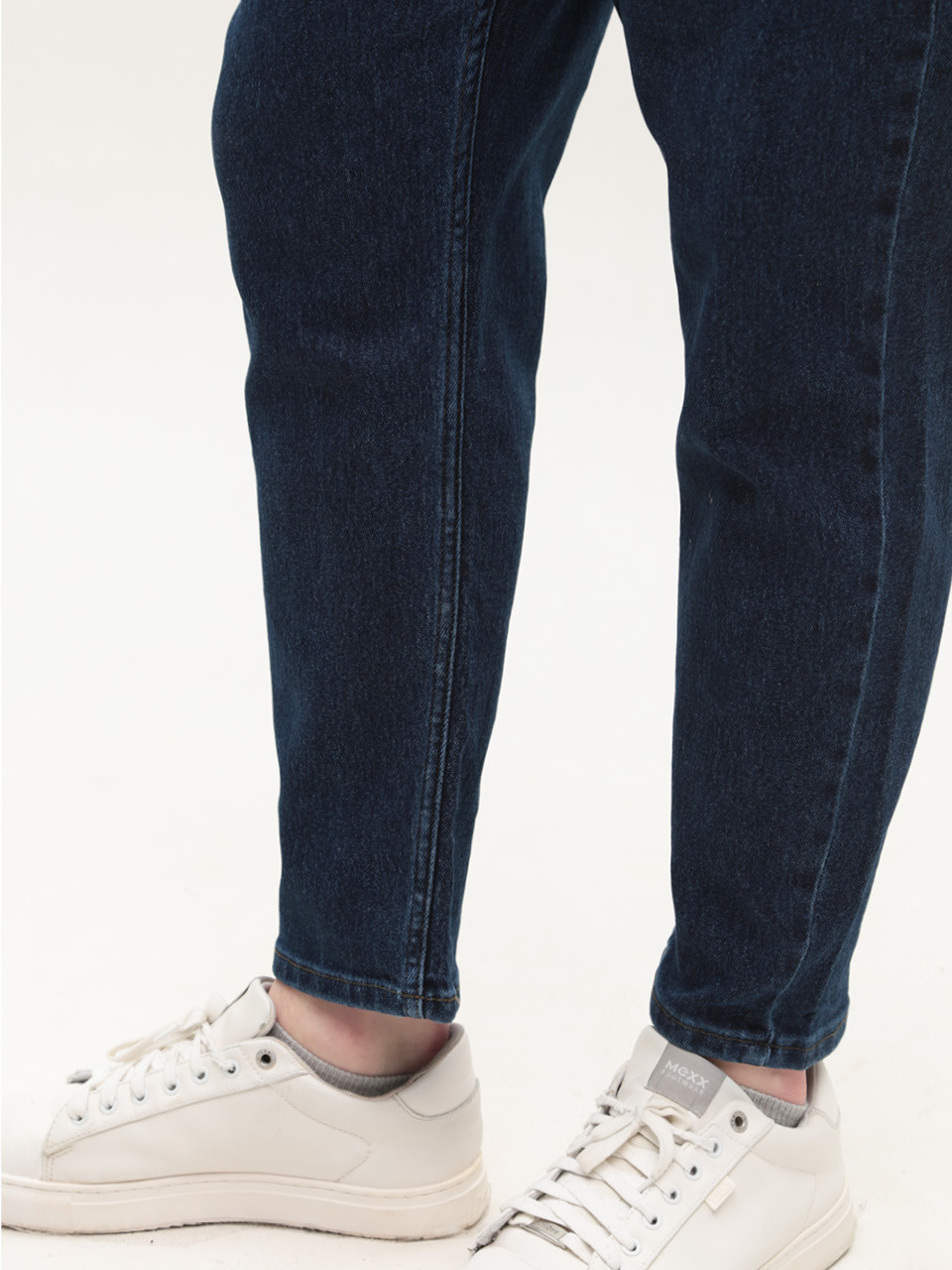 Джинсы мужские бойфренды темно-синие со стрейчем 80880