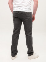 Джинсы мужские серые слим со стрейчем 4559