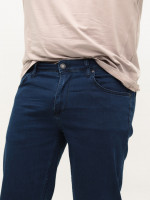 Джинси чоловічі прямі темно-сині зі стрейчем 22205 7652 100