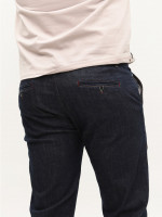 Джинси чоловічі прямі темно-сині класичні зі стрейчем 21712 6411 080