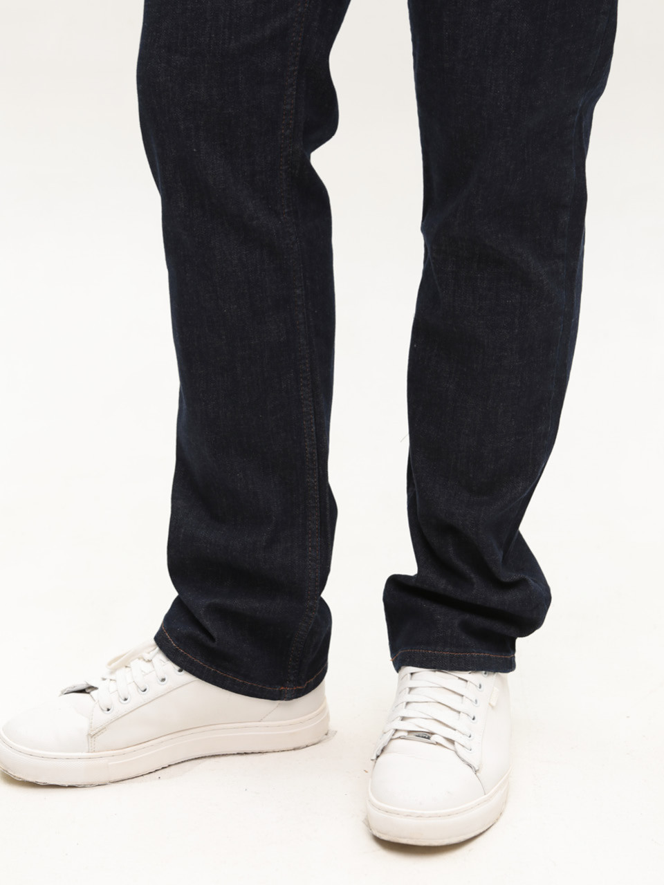 Джинси чоловічі прямі темно-сині класичні зі стрейчем 21712 6411 080