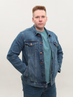 Куртка джинсова чоловіча синя 19092-B-7477 474