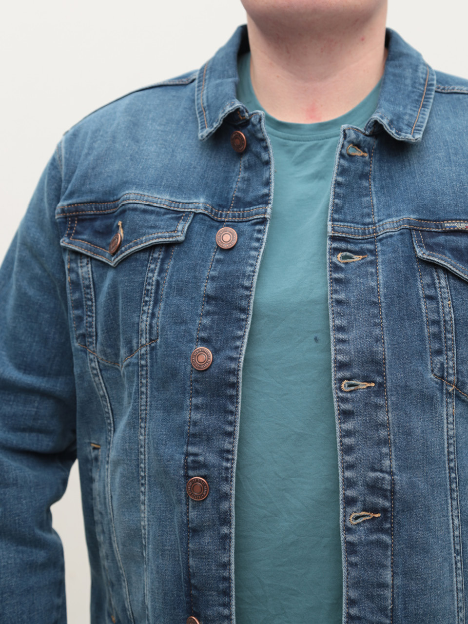 Куртка джинсова чоловіча синя 19092-7477 472