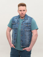 Жилетка джинсова чоловіча синя 19096-6303 403