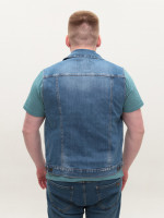 Жилетка джинсова чоловіча синя 19096-6303 403