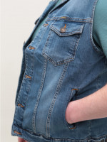 Жилетка джинсова чоловіча синя 19096-6303 403