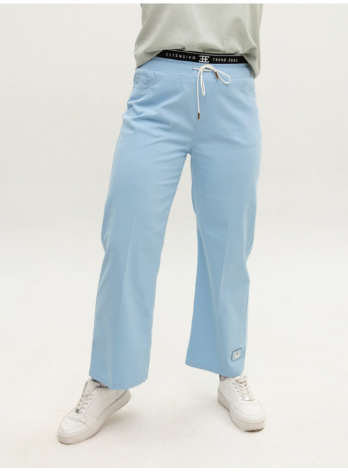 Брюки женские голубые...