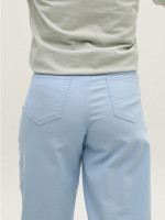 Брюки женские голубые бананы тонкие большие размеры 20757-B-1