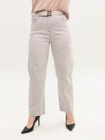 Джинсы женские бежевые прямые тонкие 8035-1