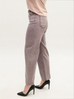 Джинсы женские коричневые прямые тонкие 8035-5