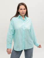 Рубашка женская ментоловая тонкая 155-1