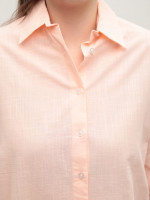 Рубашка женская персиковая тонкая 155-2