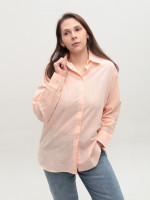 Рубашка женская персиковая тонкая 155-2