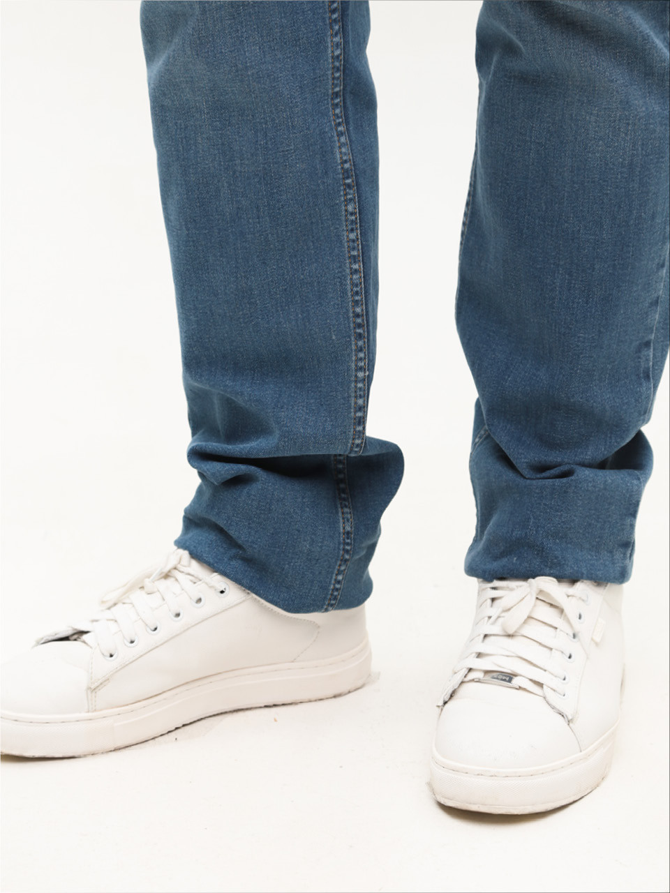 Джинсы мужские синие прямые со стрейчем 36 длинна 24228 6590 183