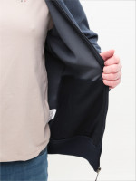 Кофта чоловіча темно-синя на блискавці 500-B-2