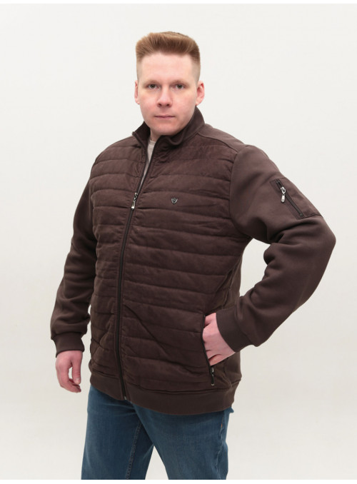 Кофта мужская коричневая на...