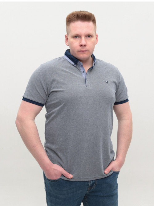 Поло мужское синее...