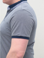 Поло чоловіче синє короткий тонкий рукав 9217-1