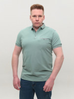 Поло мужское ментоловое короткий рукав 9606-4