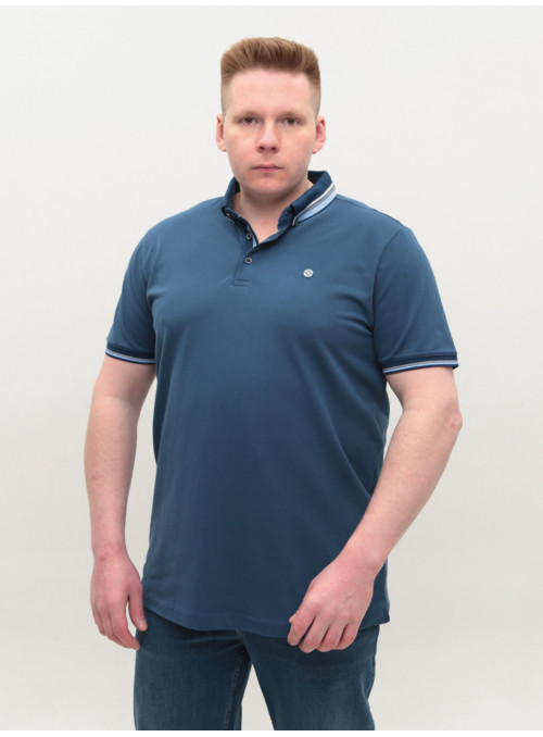 Поло мужское синее...