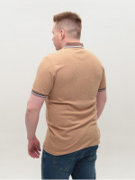 Поло чоловіче бежеве короткий рукав 9624-7