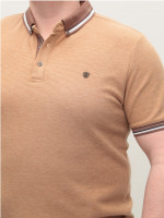 Поло чоловіче бежеве короткий рукав 9624-7