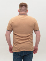 Поло чоловіче бежеве короткий рукав 9624-7