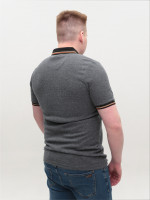 Поло чоловіче сіре короткий рукав 9624-8