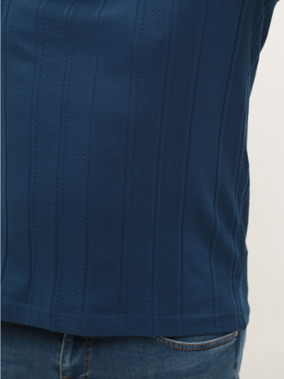 Поло чоловіче синє короткий рукав 9811-1