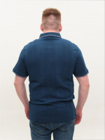 Поло чоловіче синє короткий рукав 9811-1