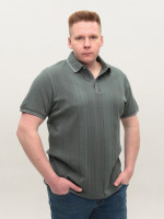 Поло мужское зеленое короткий рукав 9811-5