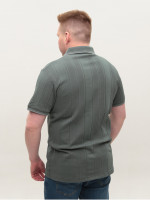 Поло мужское зеленое короткий рукав 9811-5