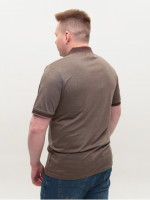 Поло чоловіче коричневе короткий рукав 9801-6