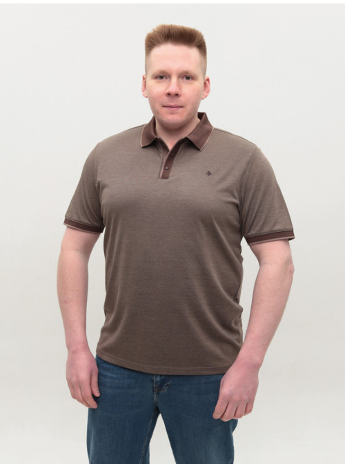 Поло мужское коричневое...