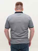 Поло чоловіче синє короткий рукав тонка 9801-2
