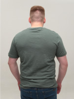 Футболка чоловіча зелена пряма 8604-5